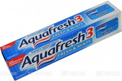 Зубная паста, Aquafresh (Аквафреш) 100 мл мягко-мятная