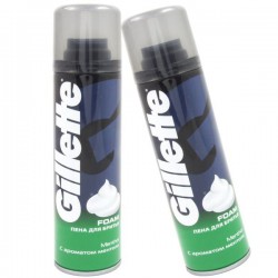 Пена для бритья Gillette ментол 200 мл