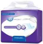 Пеленки одноразовые, ID Protect (АйДи Протект) р. 60смх90см 30 шт впитывающие